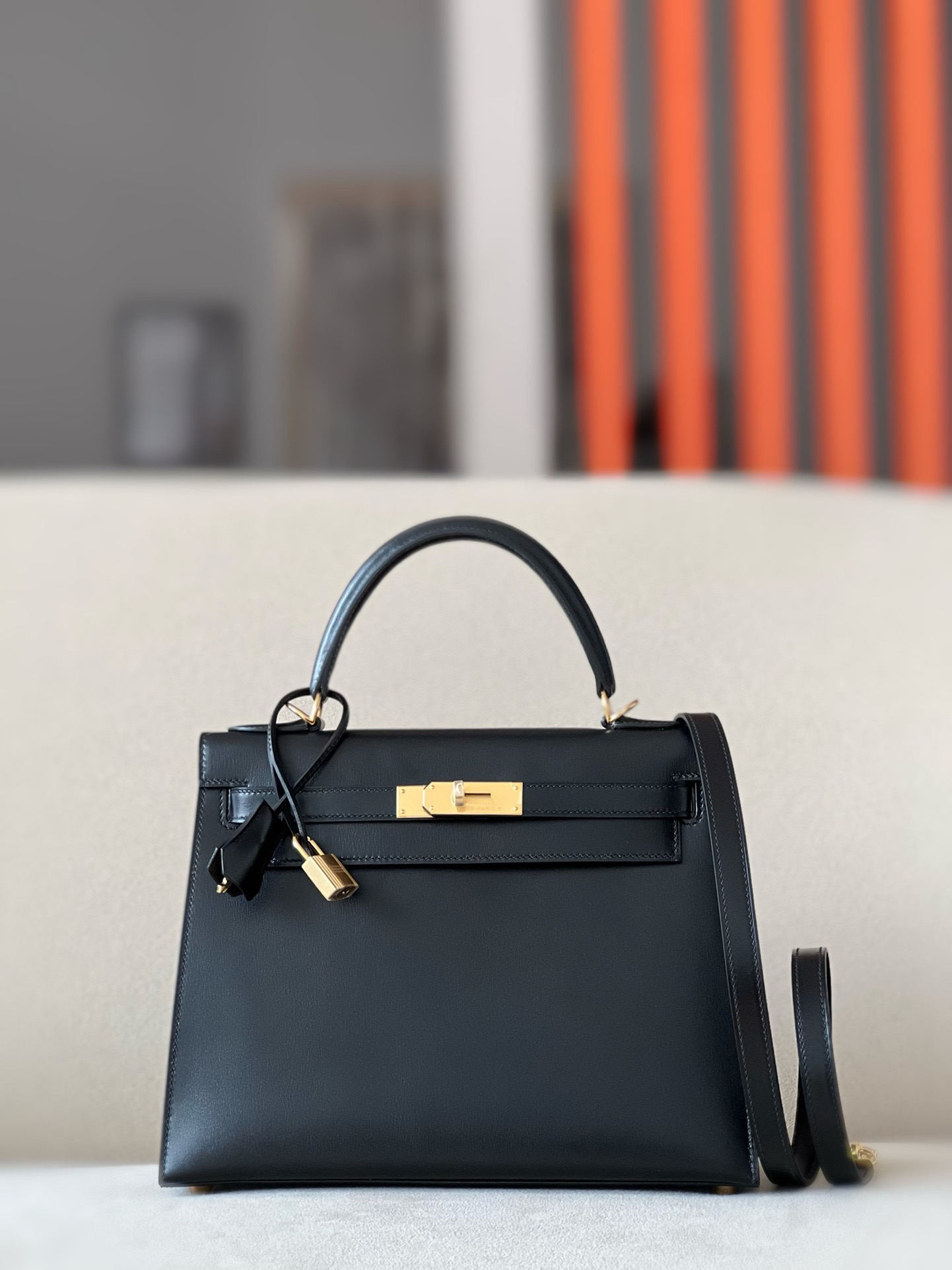 Hermes Kelly #89 Nolr 25-28cm BOX Selier