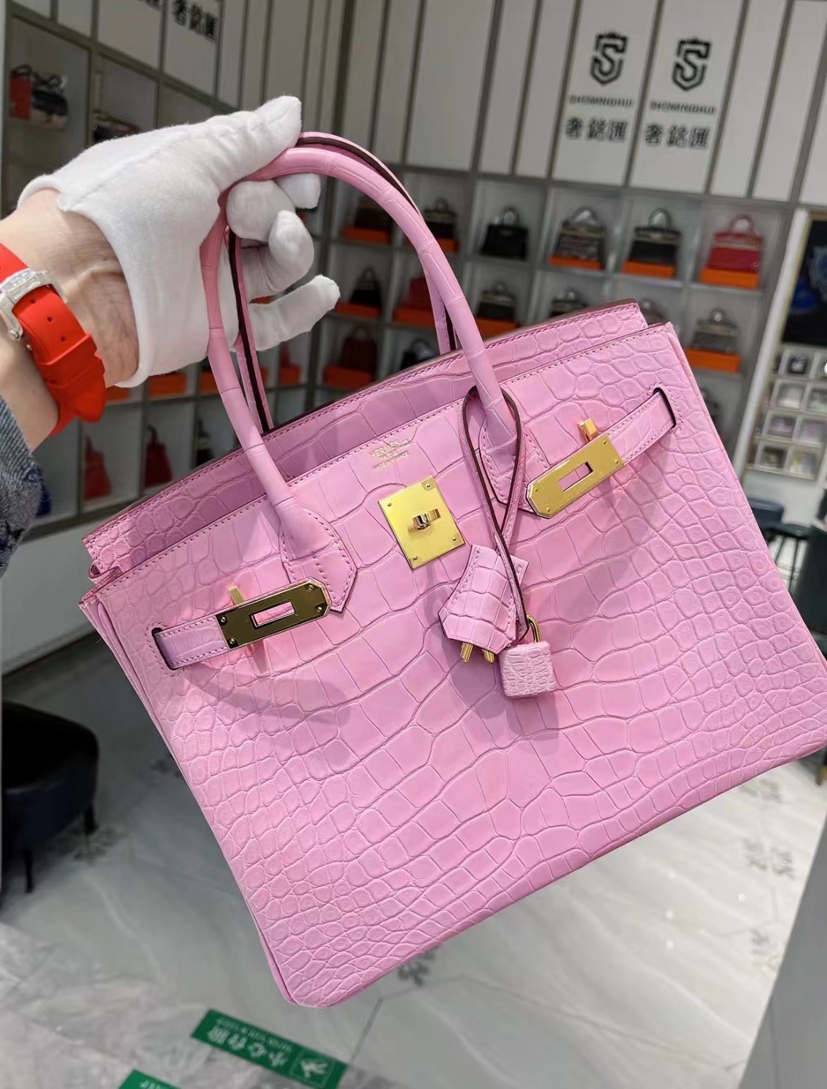 Advanced customization Birkin 25-30 crocodile skin