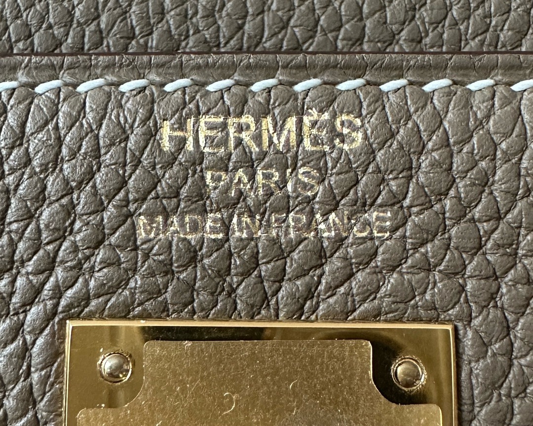 Hermes Kelly #8F Etain 25-32cm Togo