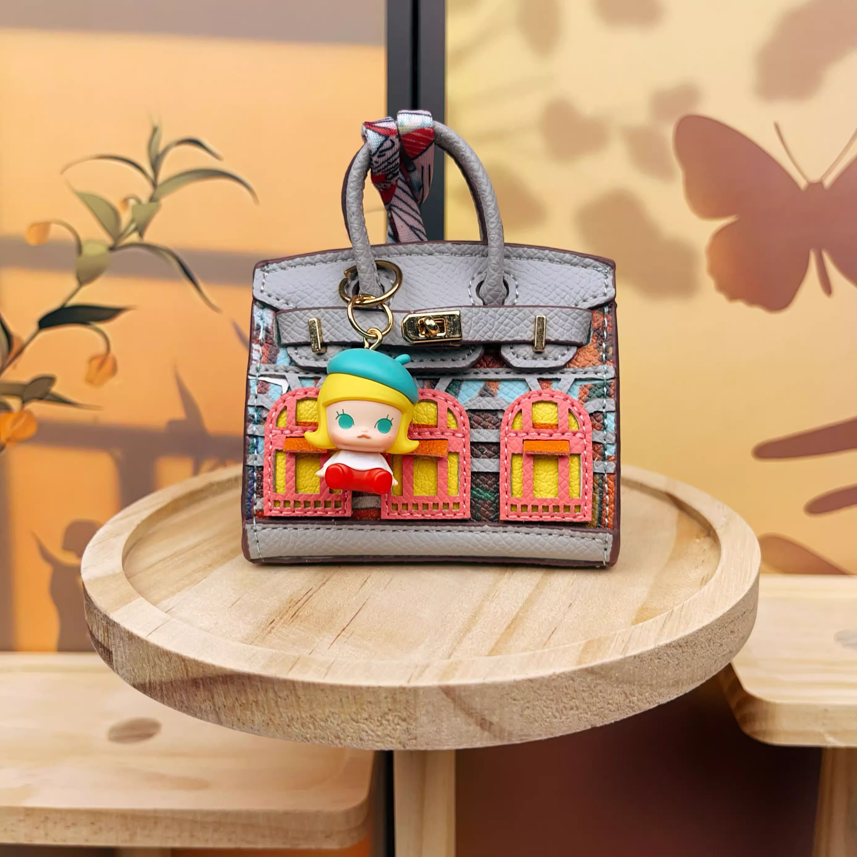 2 Birkin BAGS pendant