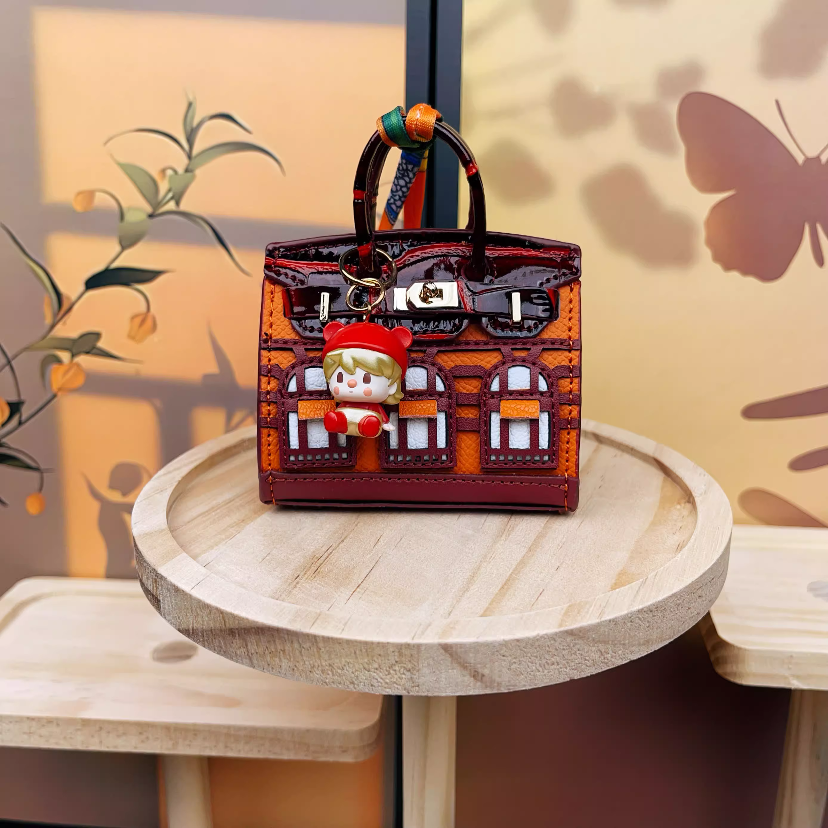 2 Birkin BAGS pendant