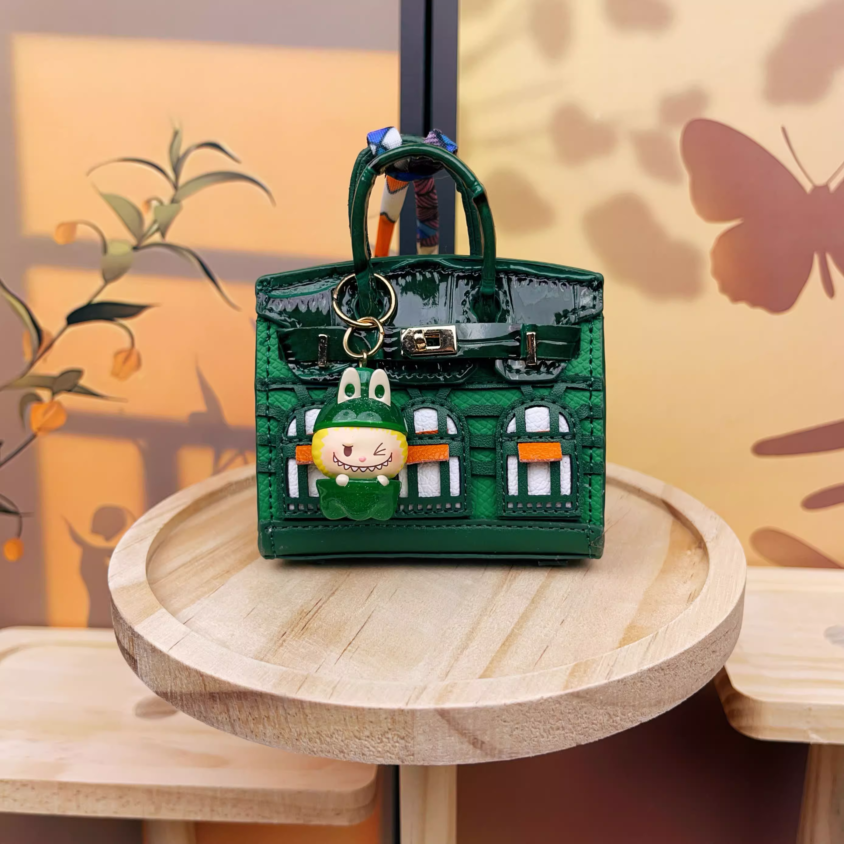 2 Birkin BAGS pendant