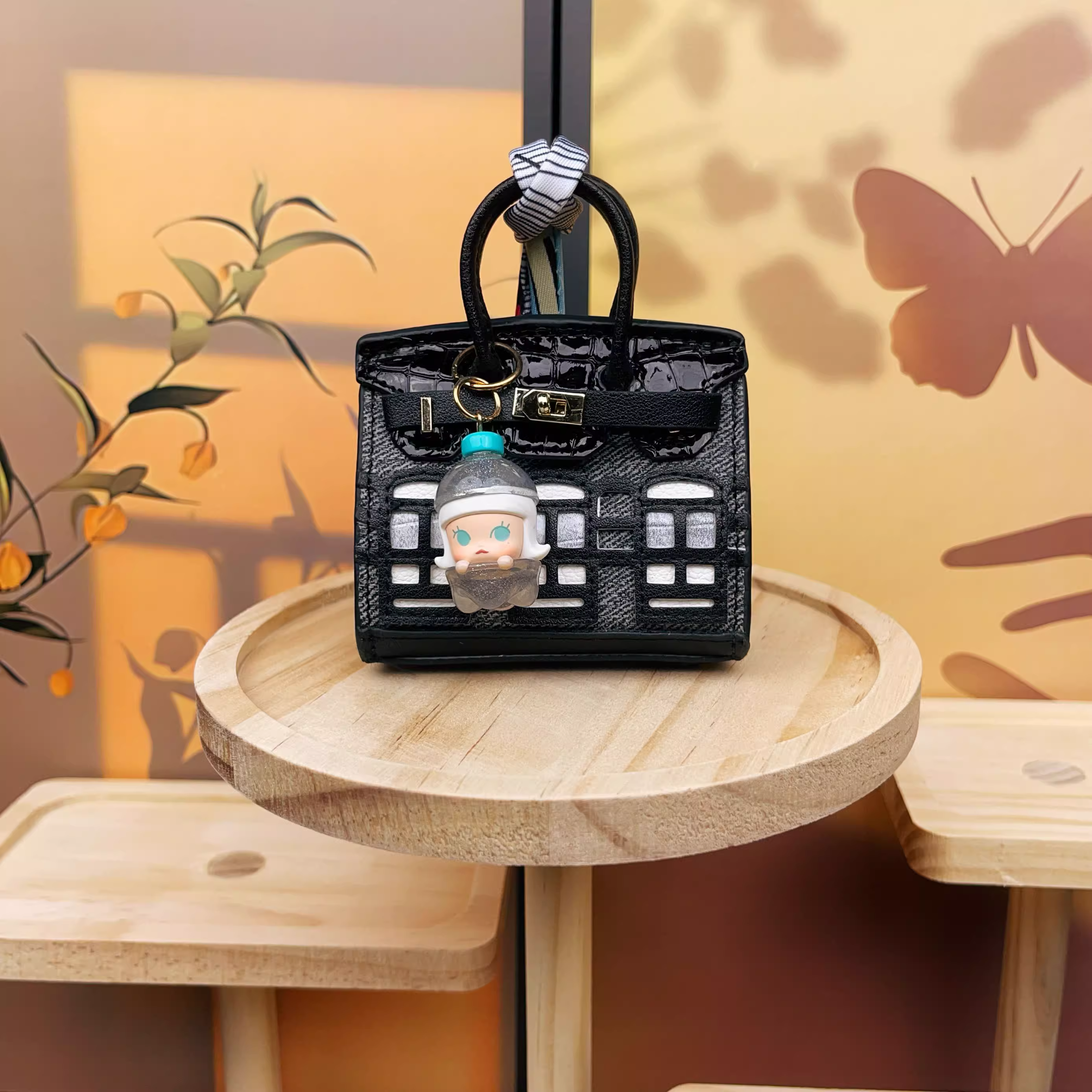 2 Birkin BAGS pendant