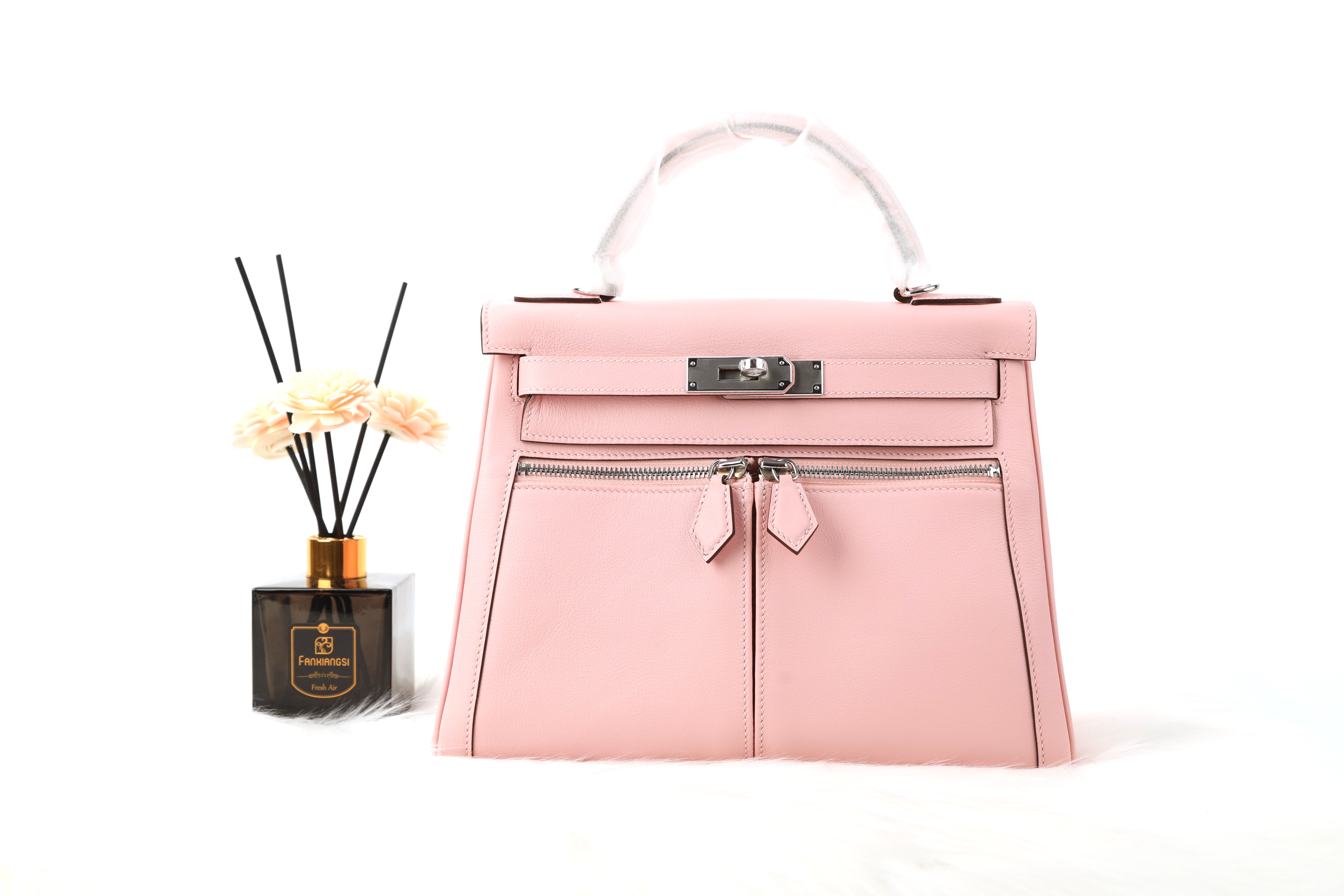 Hermes Lakis Kelly #3Q Rose Sakura 28cm Swift