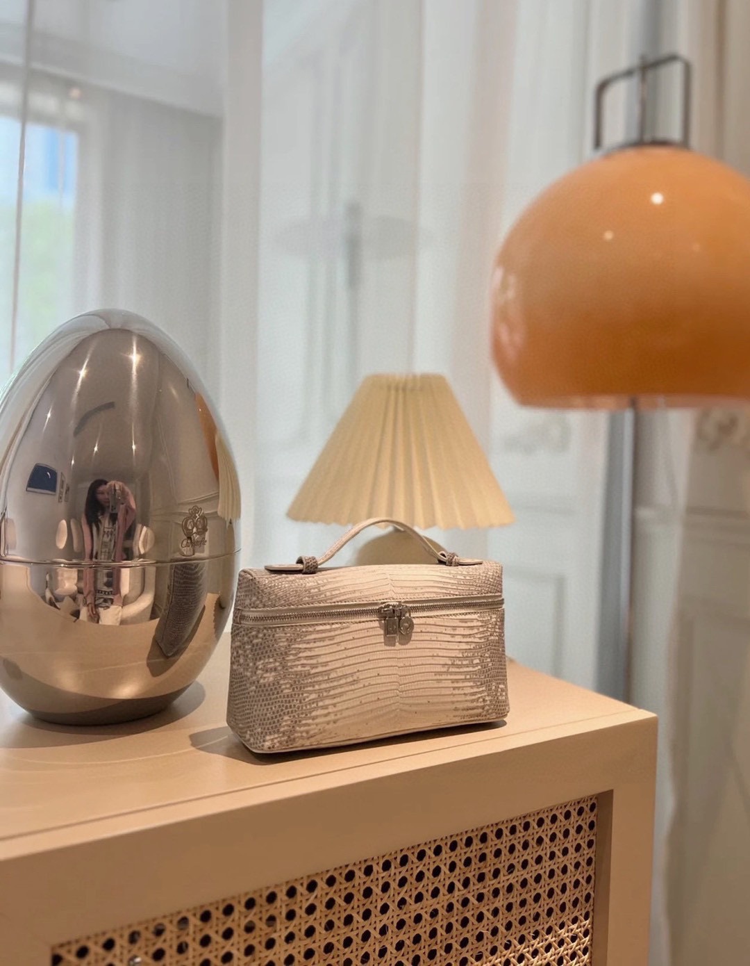 Loro Piana Extra pocket 19 Lizard skin