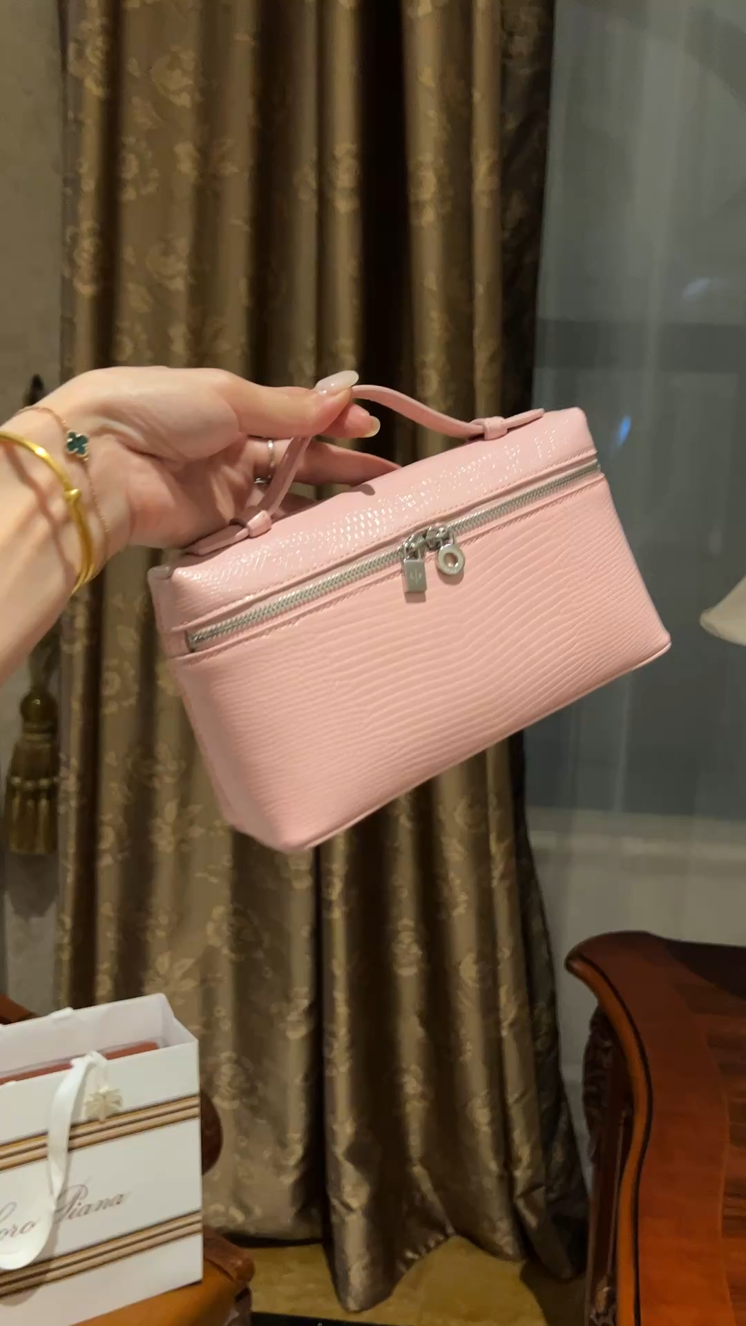 Loro Piana Extra pocket 19 Lizard skin