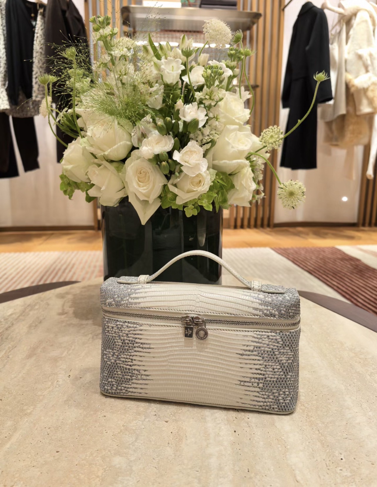 Loro Piana Extra pocket 19 Lizard skin