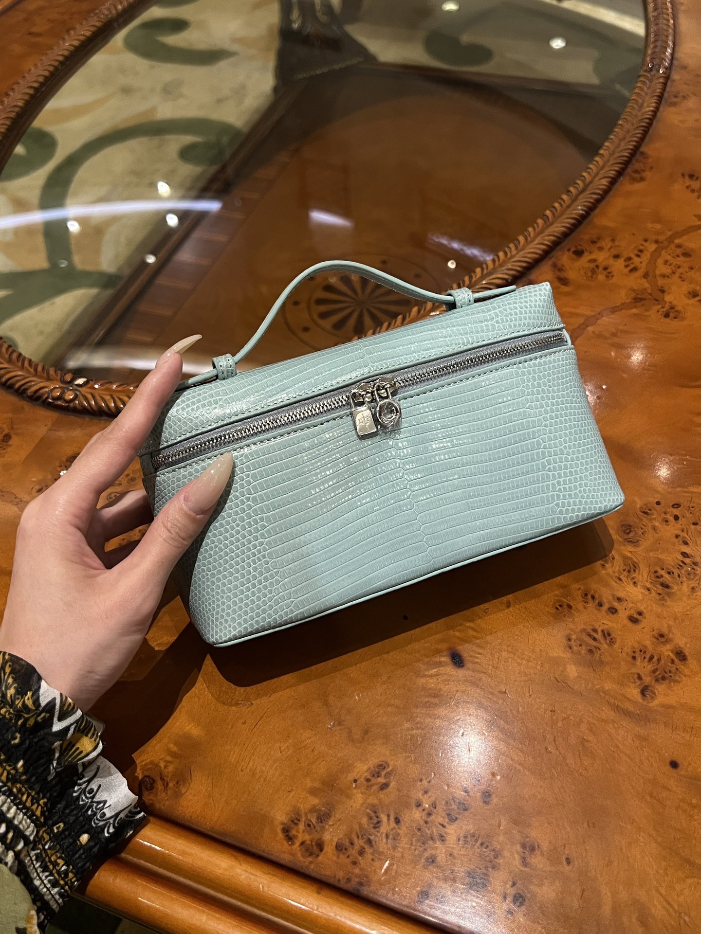 Loro Piana Extra pocket 19 Lizard skin