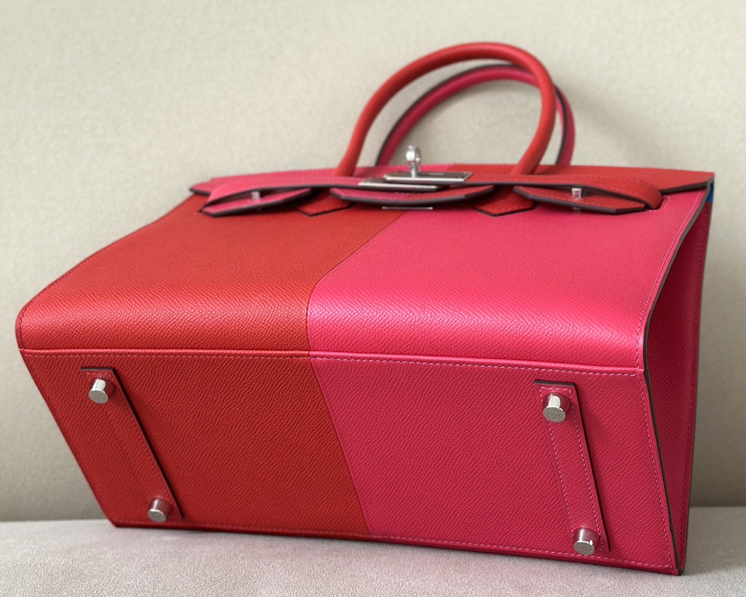 Hermes Birkin  Color blocking 25-35cm Espom