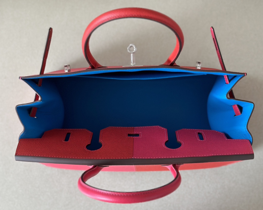 Hermes Birkin  Color blocking 25-35cm Espom