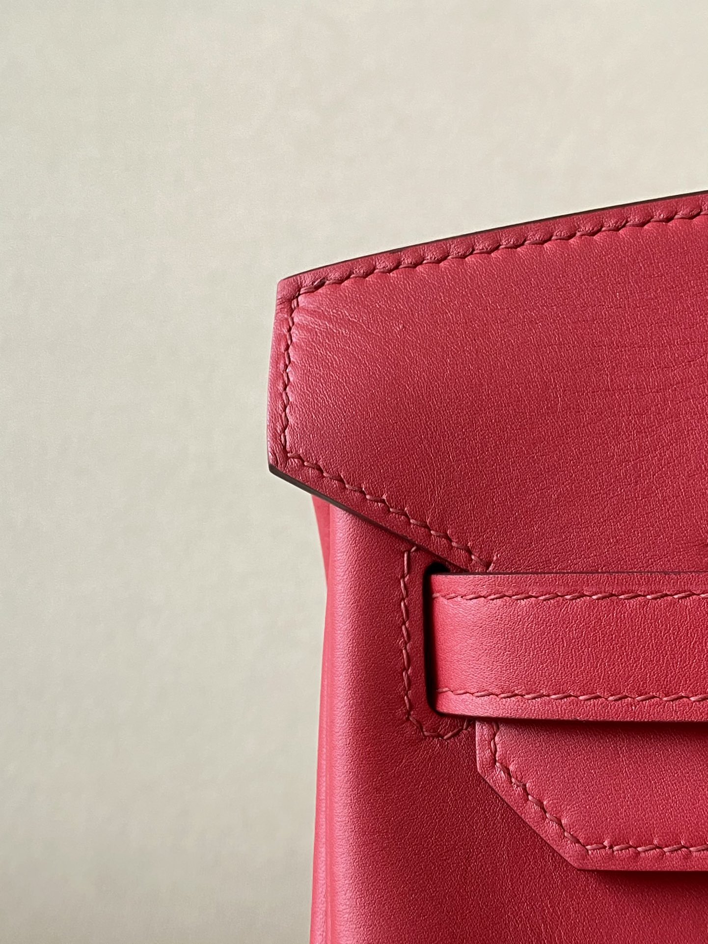 Hermes Birkin #S3 Rouge coeur 25-35cm Barenia Faubourg