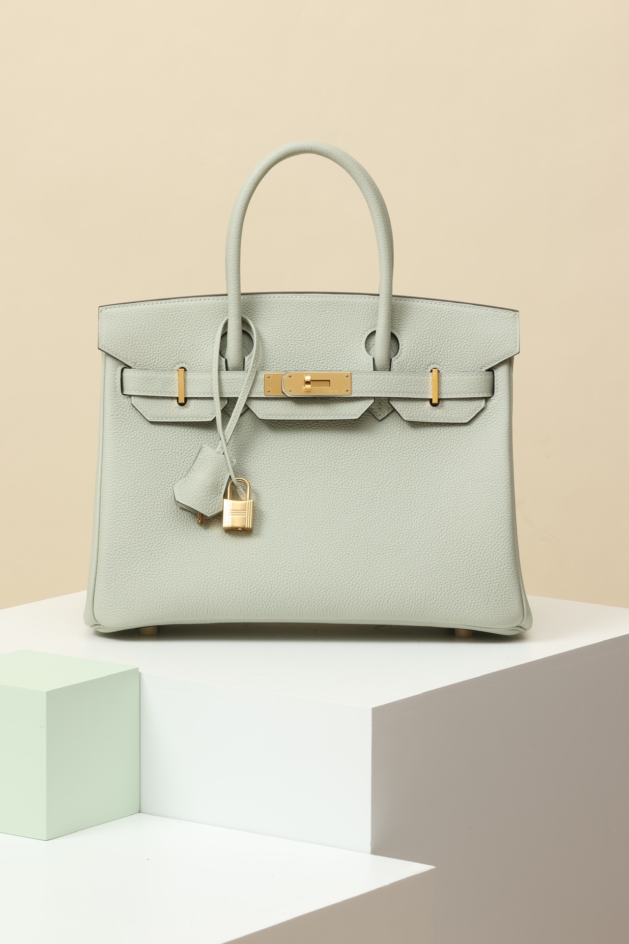 Hermes Birkin #0W Crystal Grey 25-35cm TOGO