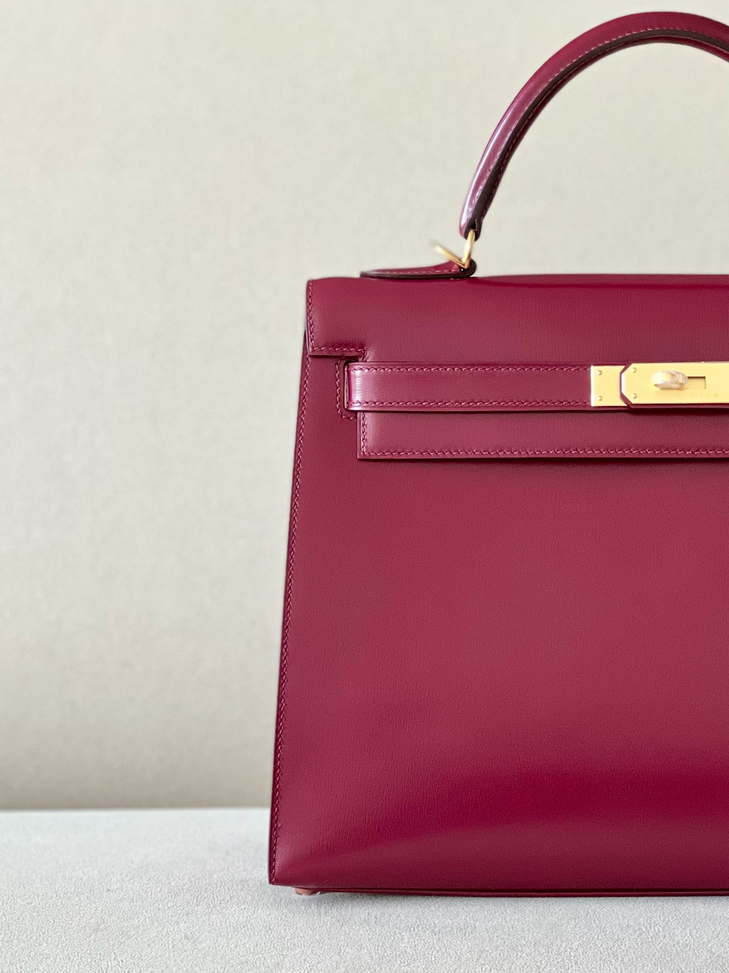 Hermes Kelly #55 Rouge 25-28cm BOX Selier