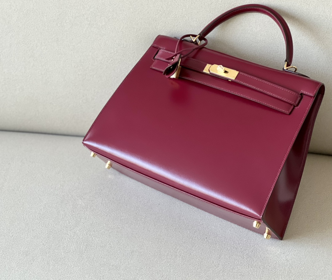 Hermes Kelly #55 Rouge 25-28cm BOX Selier