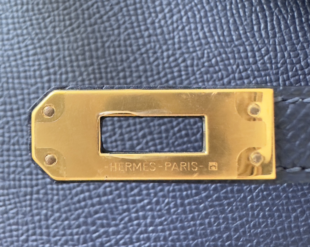 Hermes Kelly #73 Blue Sapphire 25-28cm Epsom Sellier