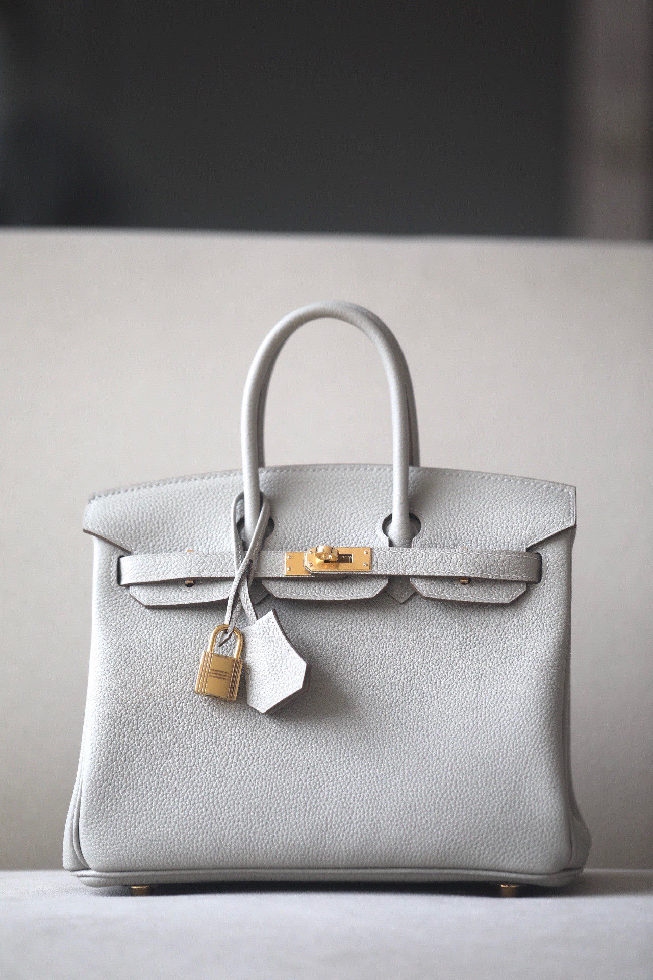 Hermes Birkin #80 Gris Perle 25-35cm TOGO