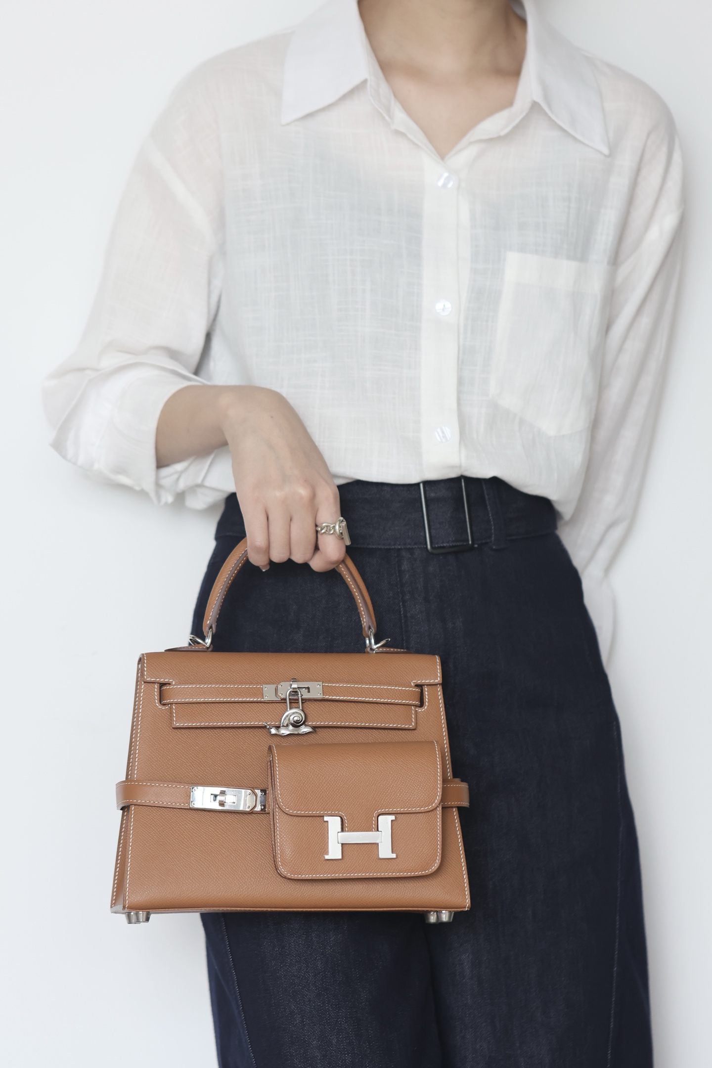 Hermes Kelly #37 Gold  25cm Epsom Sellier