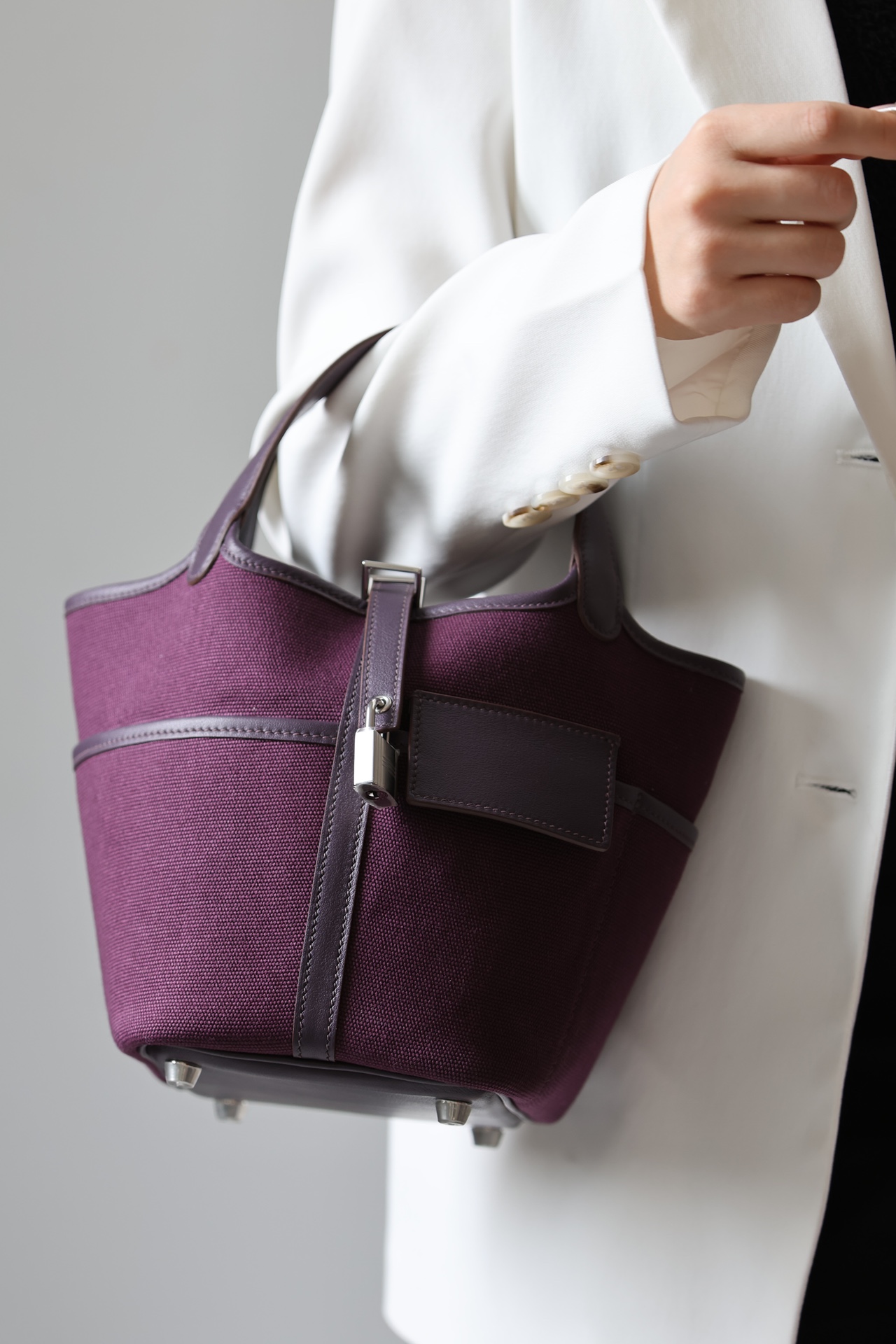 Hermes Picotin #P9 Anemone 18-22cm Canvas