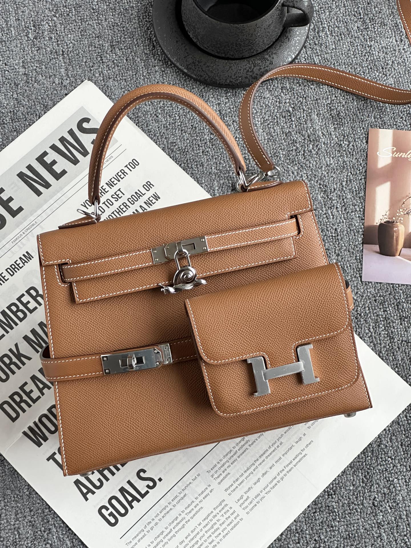 Hermes Kelly #37 Gold  25cm Epsom Sellier