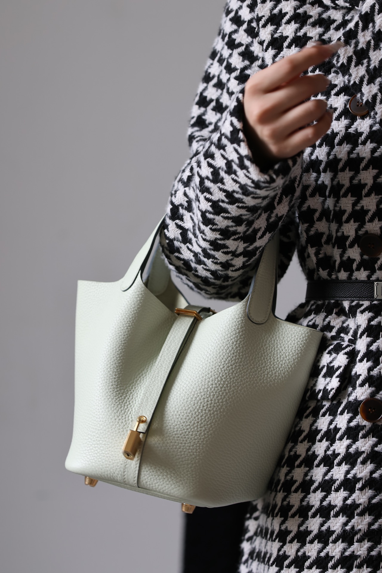 Hermes Picotin #0S Vert Fizz 18-22cm TOGO