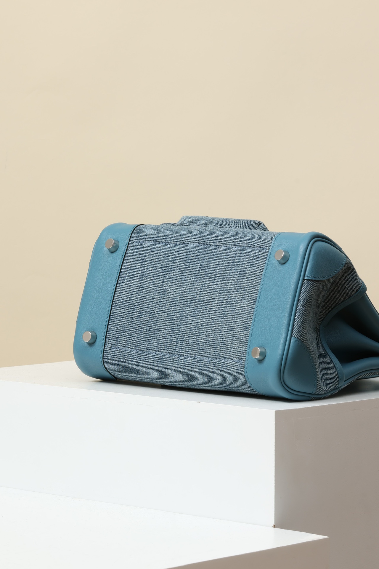 Hermes Cargo #75 Blue Jean Canvas with Swift 25cm