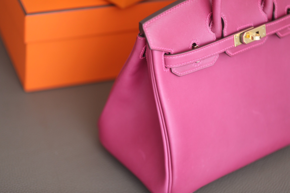 Hermes Birkin #L3 Rose purple 25-35cm Barenia Faubourg