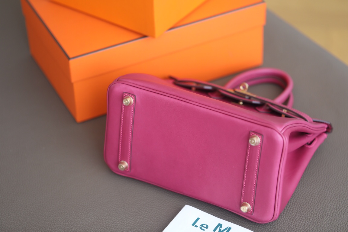 Hermes Birkin #L3 Rose purple 25-35cm Barenia Faubourg