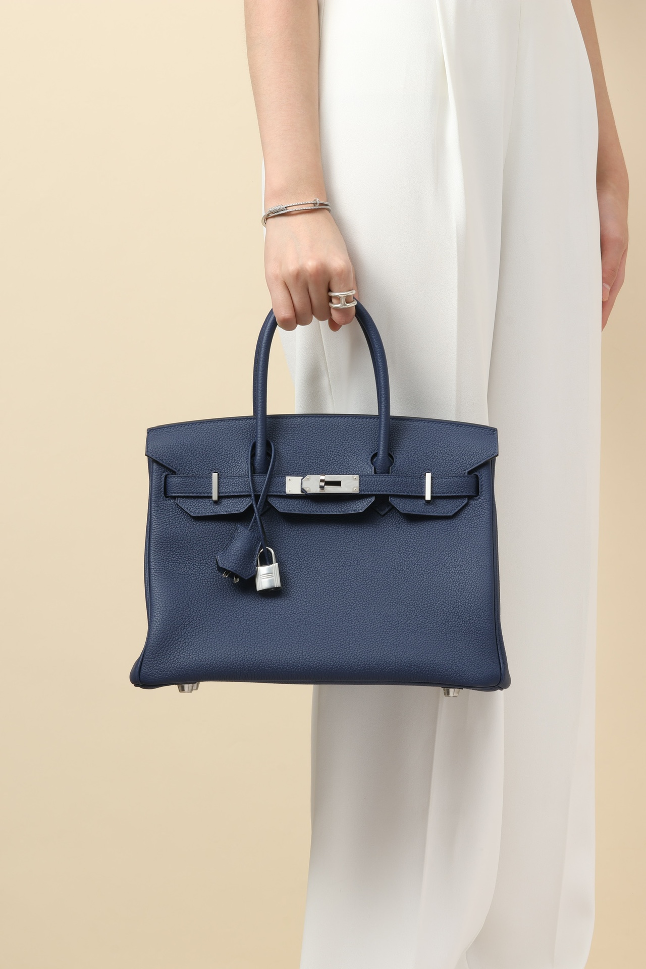 Hermes Birkin #73 Blue Sapphire 25-35cm TOGO