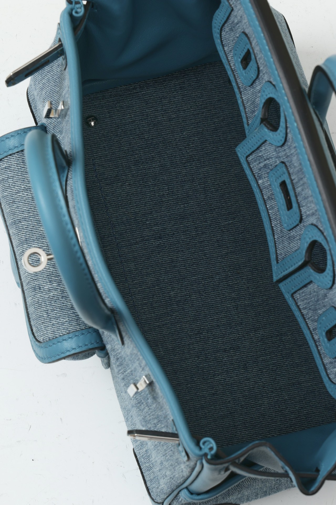 Hermes Cargo #75 Blue Jean Canvas with Swift 25cm