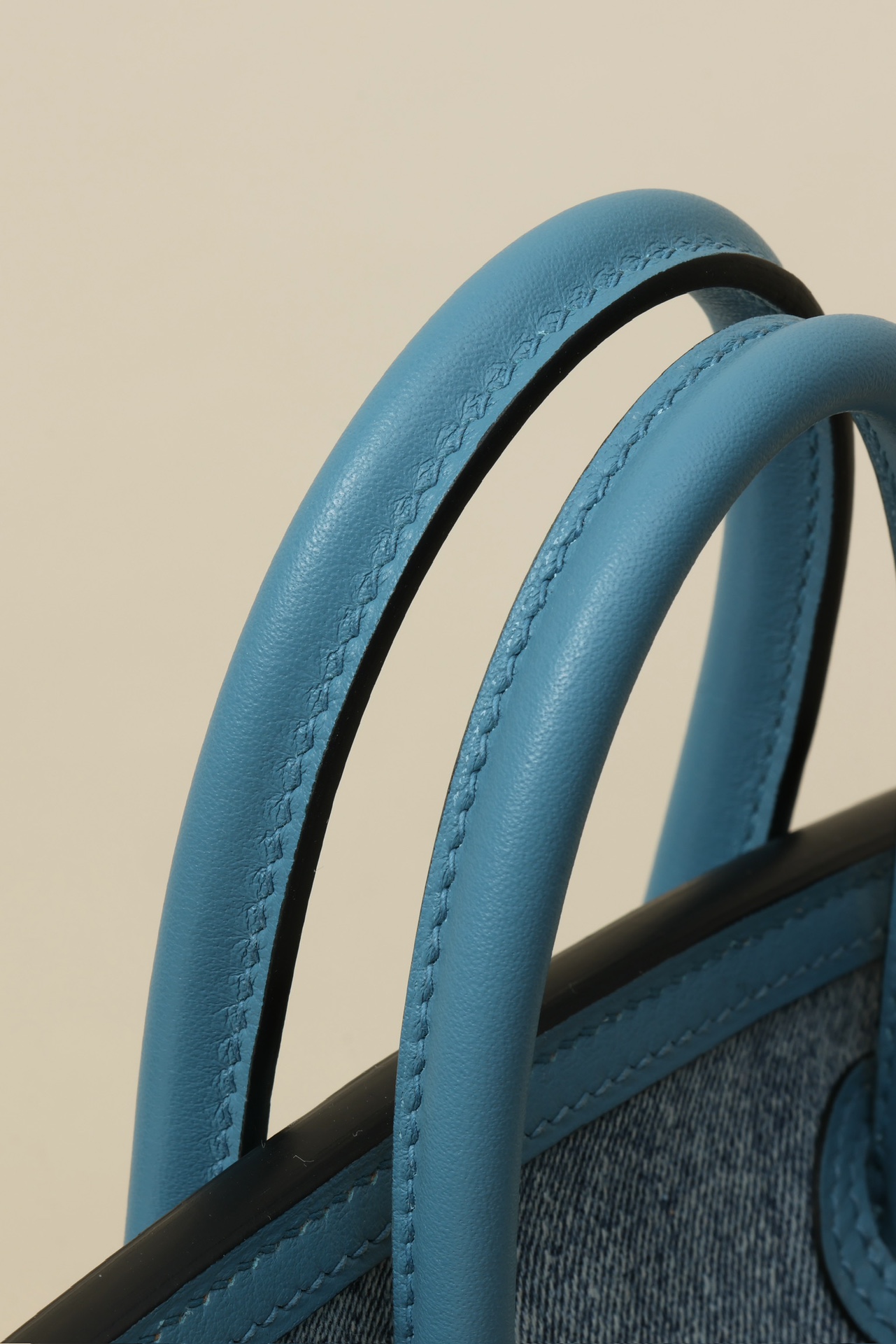 Hermes Cargo #75 Blue Jean Canvas with Swift 25cm