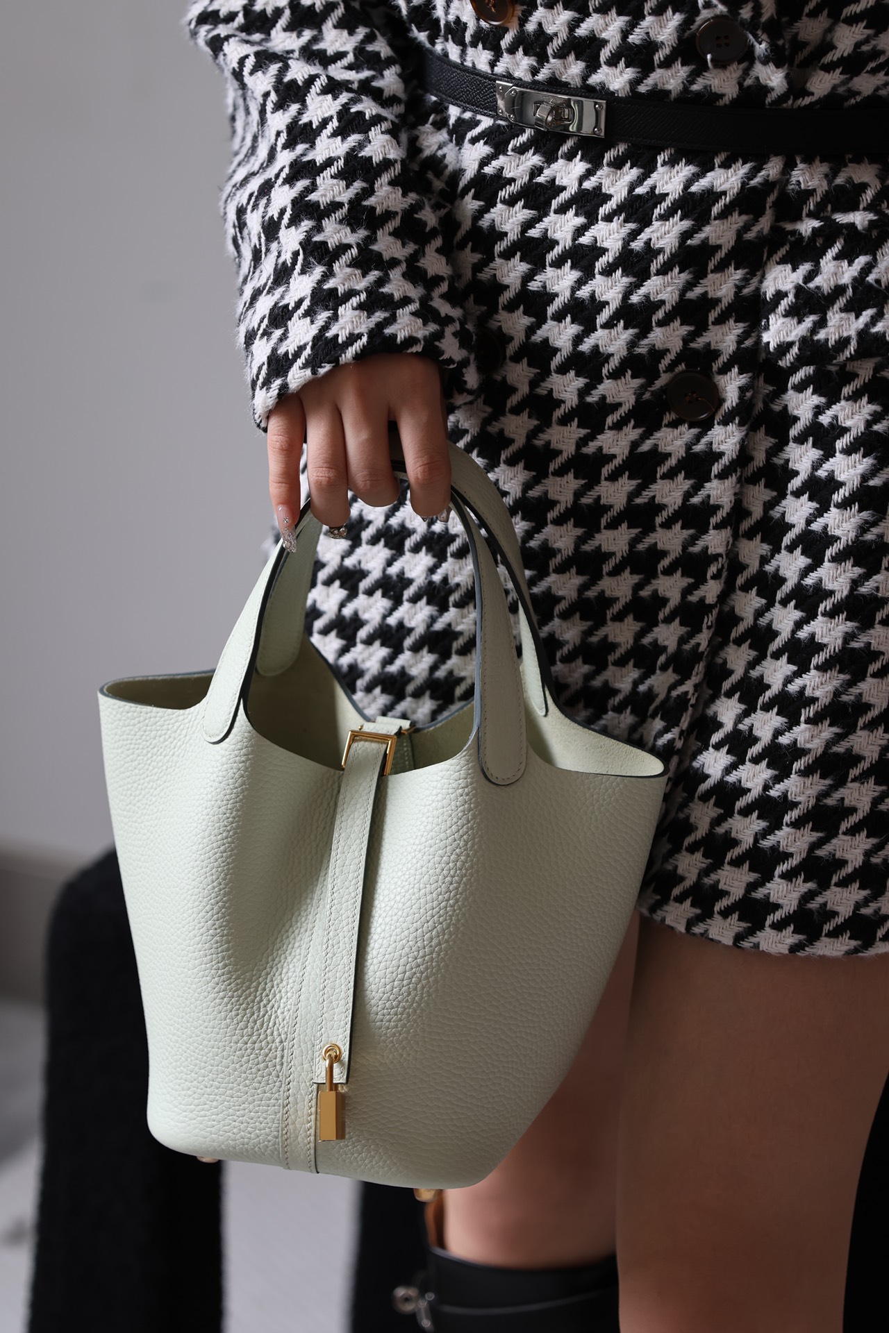 Hermes Picotin #0S Vert Fizz 18-22cm TOGO