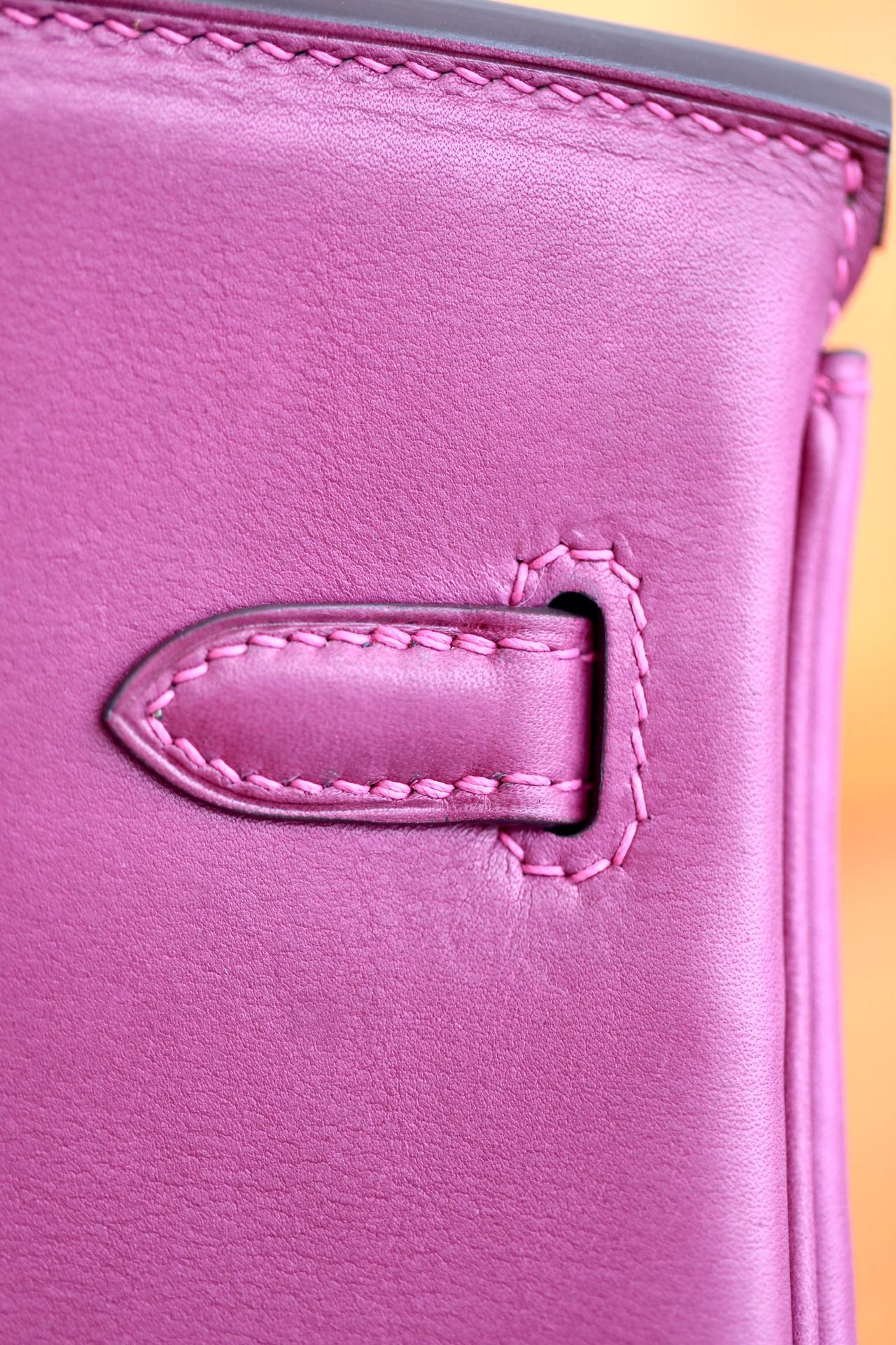 Hermes Birkin #L3 Rose purple 25-35cm Barenia Faubourg