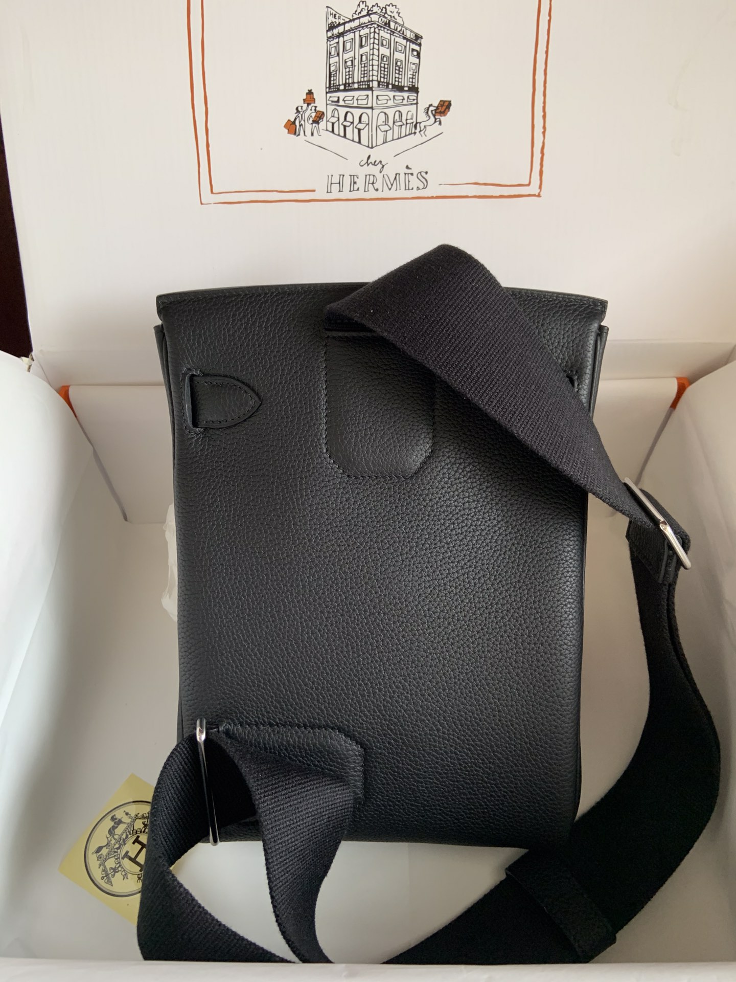 Hermes HAC a dos #89 Noir Togo 26cm