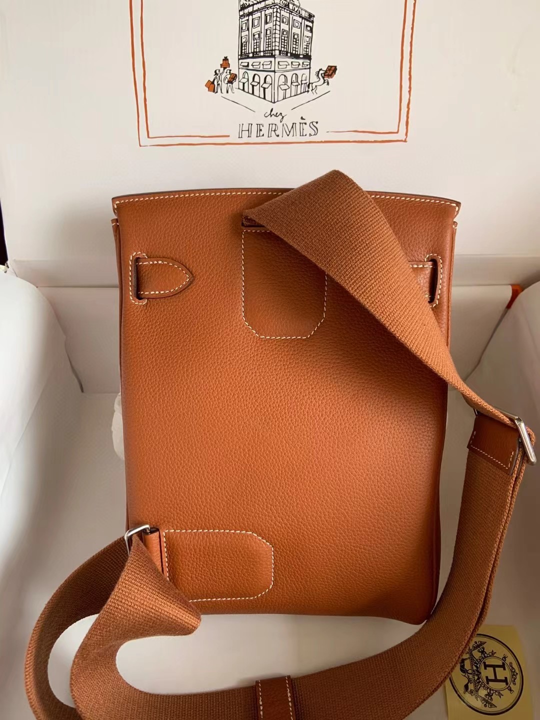 Hermes HAC a dos #37 Gold Togo 26cm