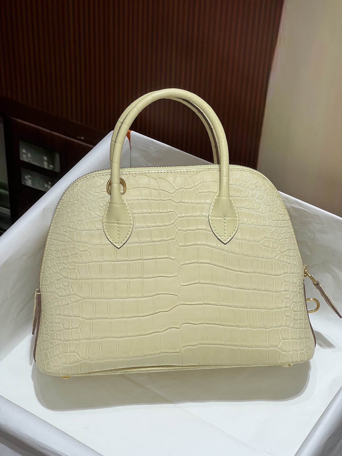 Crocodile skin Bolied  #Y1 Vanilla 18-25cm