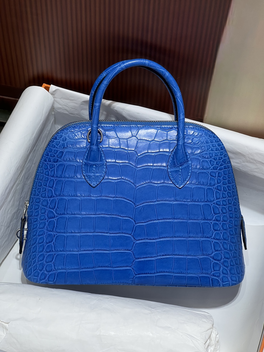 Crocodile skin Bolied #V17 Blue 18-25cm