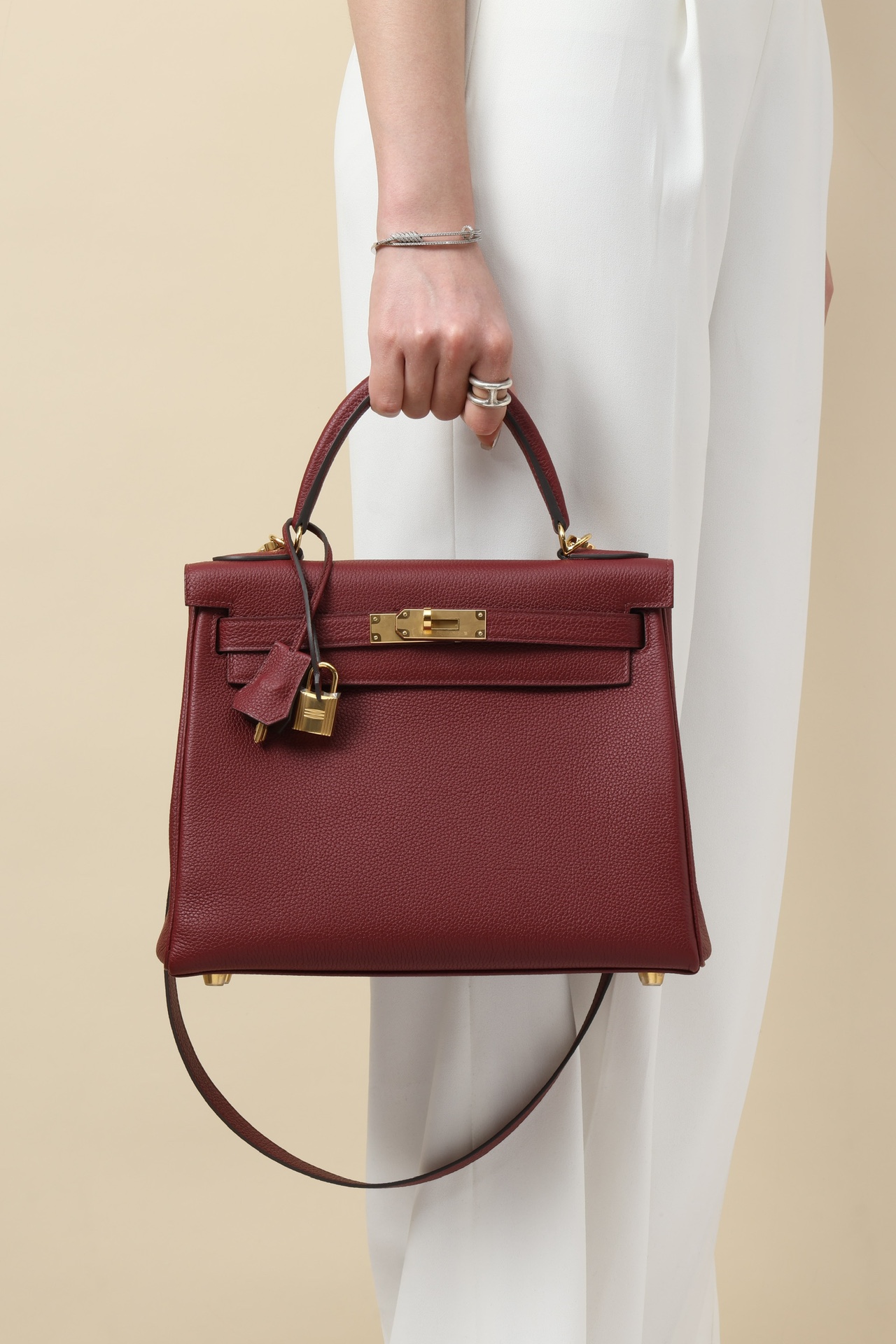 Hermes Kelly #55 Rouge H  25-32cm TOGO