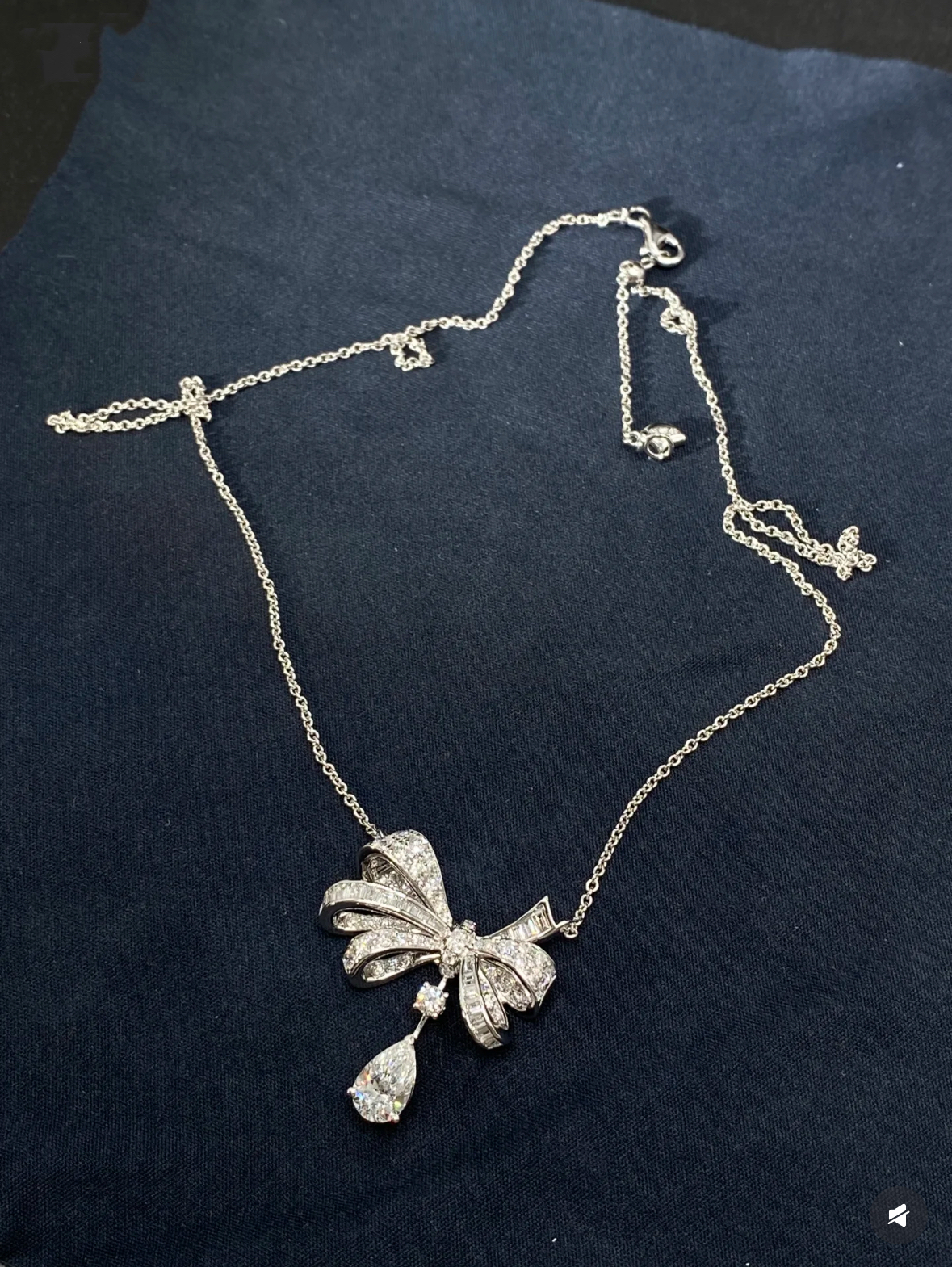 Graff Bow Necklace