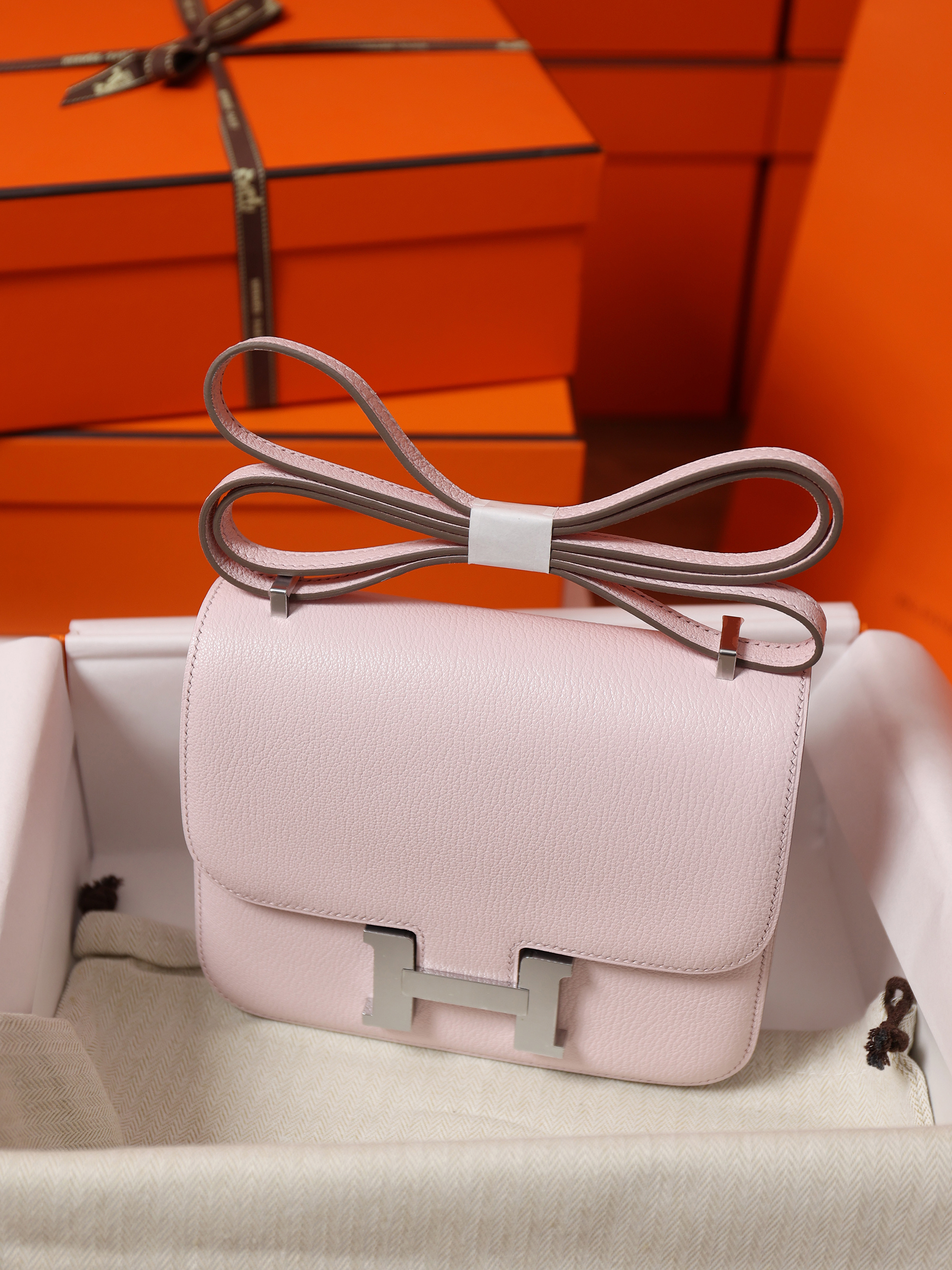 Hermes Constance #09 Mauve pale Goat 19-24cm