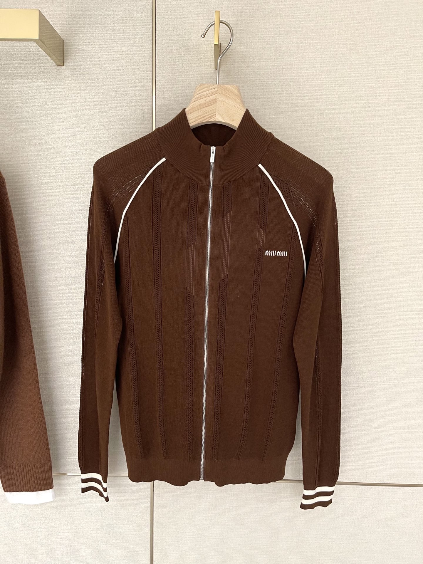 M*u M*u 25 zipper cardigan