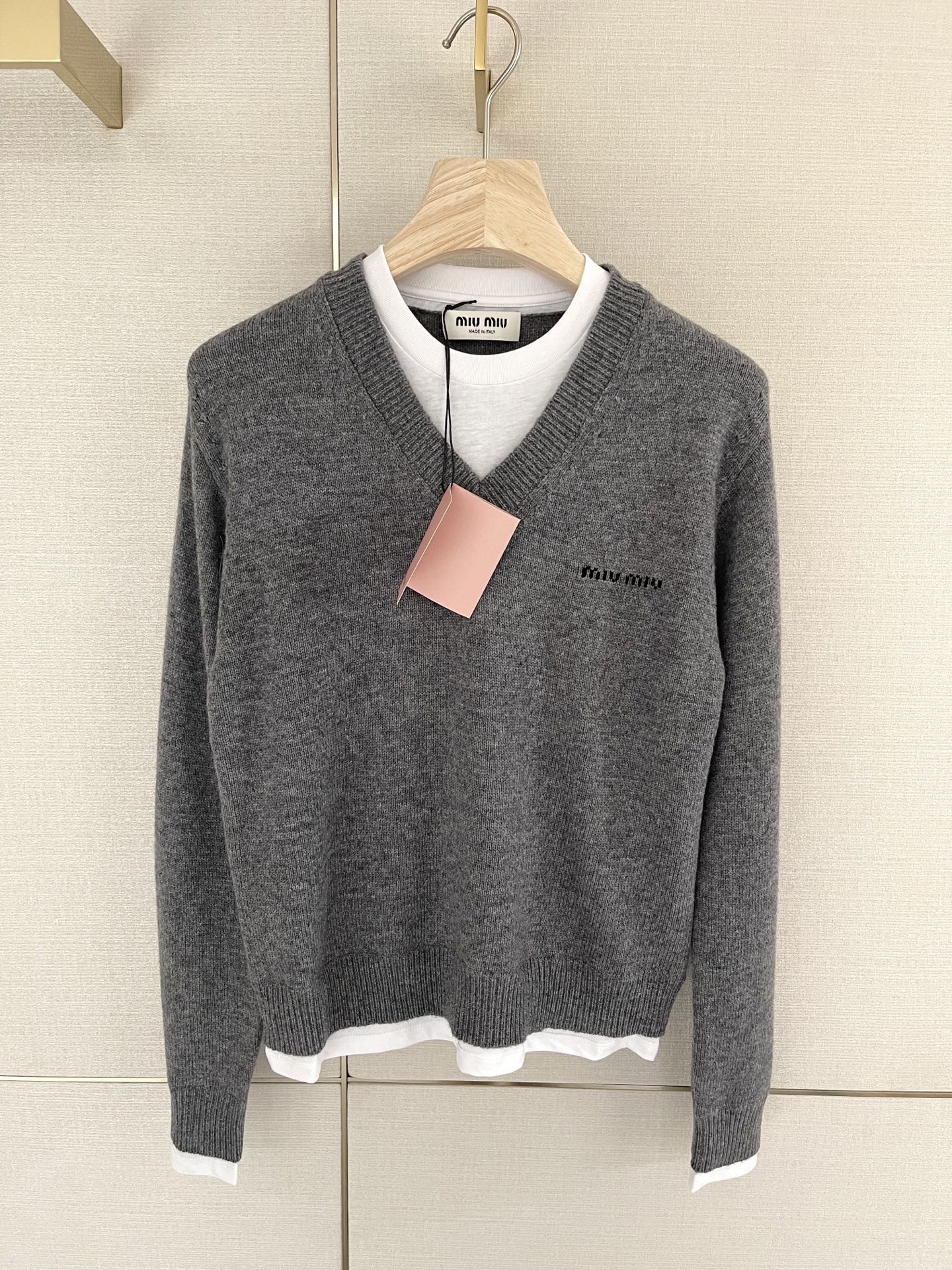 M*u m*u Polo long sleeved sweater
