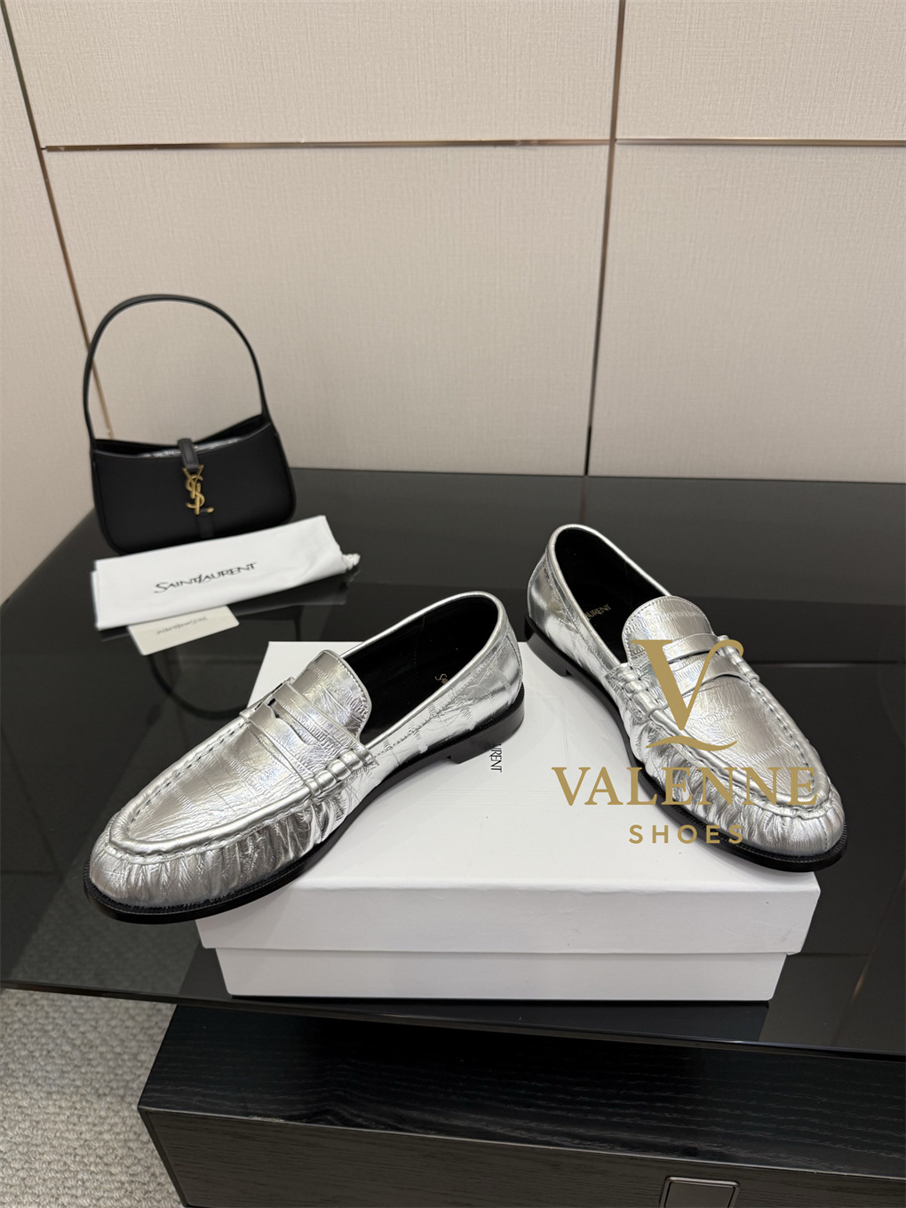 YSL Loafers Flat Shoes Yves Saint Laurent