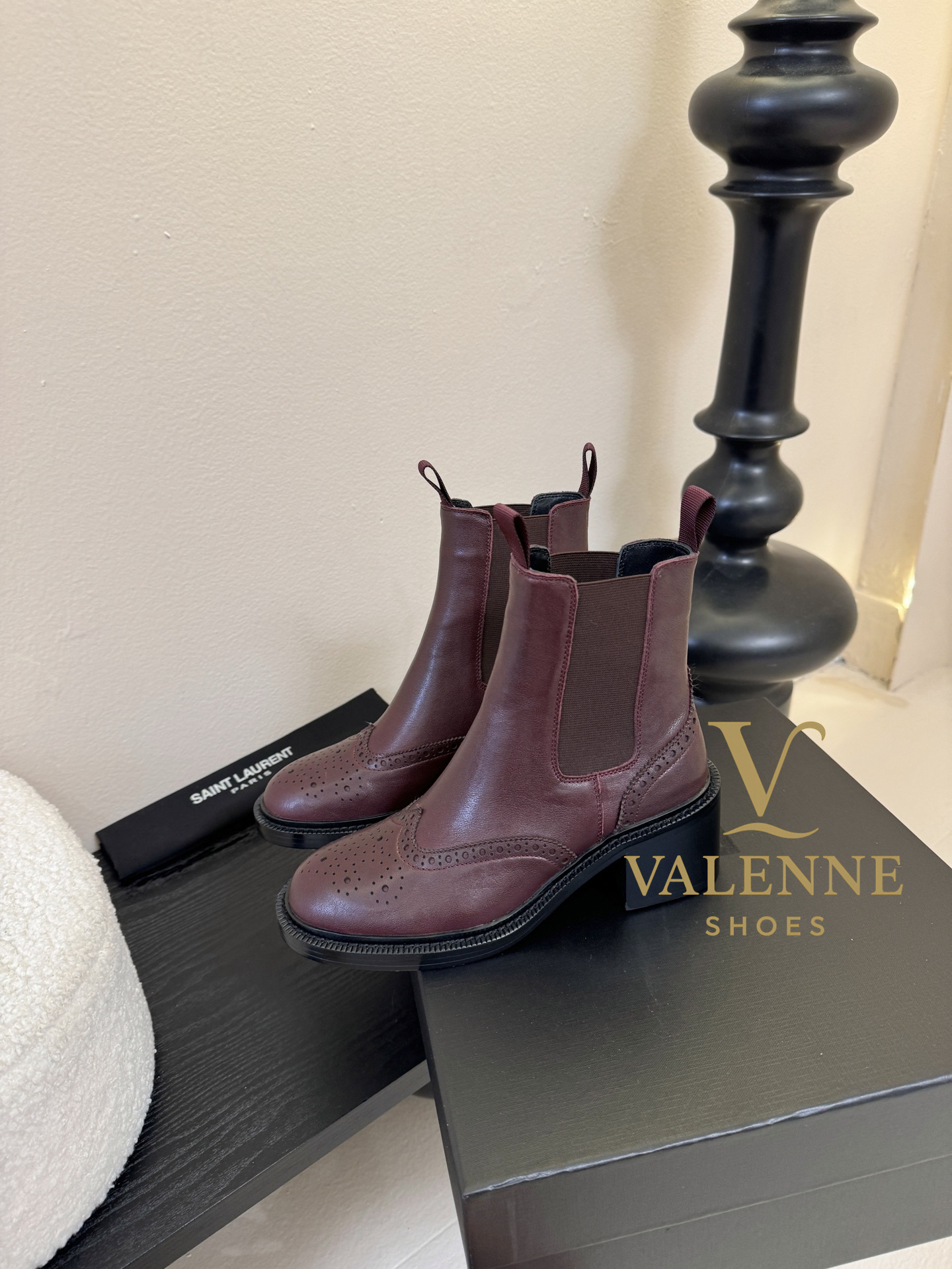 YSL Brogue Boots Yves Saint Laurent