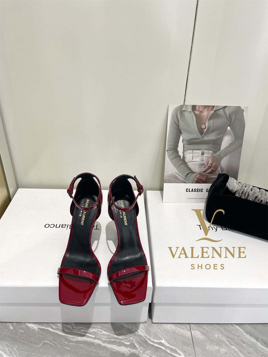 YSL Yves Saint Laurent high heels