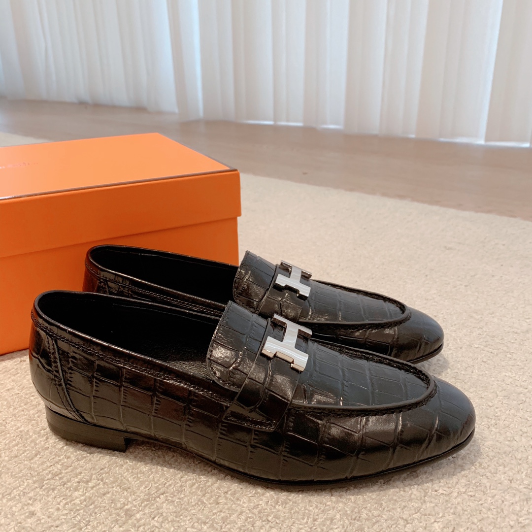 Hermes Lefu shoes