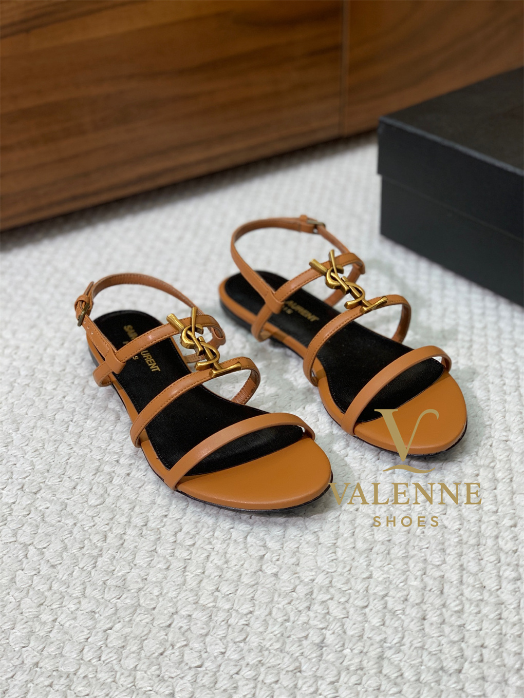 YSL Yves Saint Laurent Flat Sandals