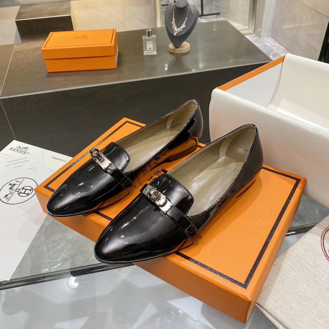 Hermes Kelly Flat shoes