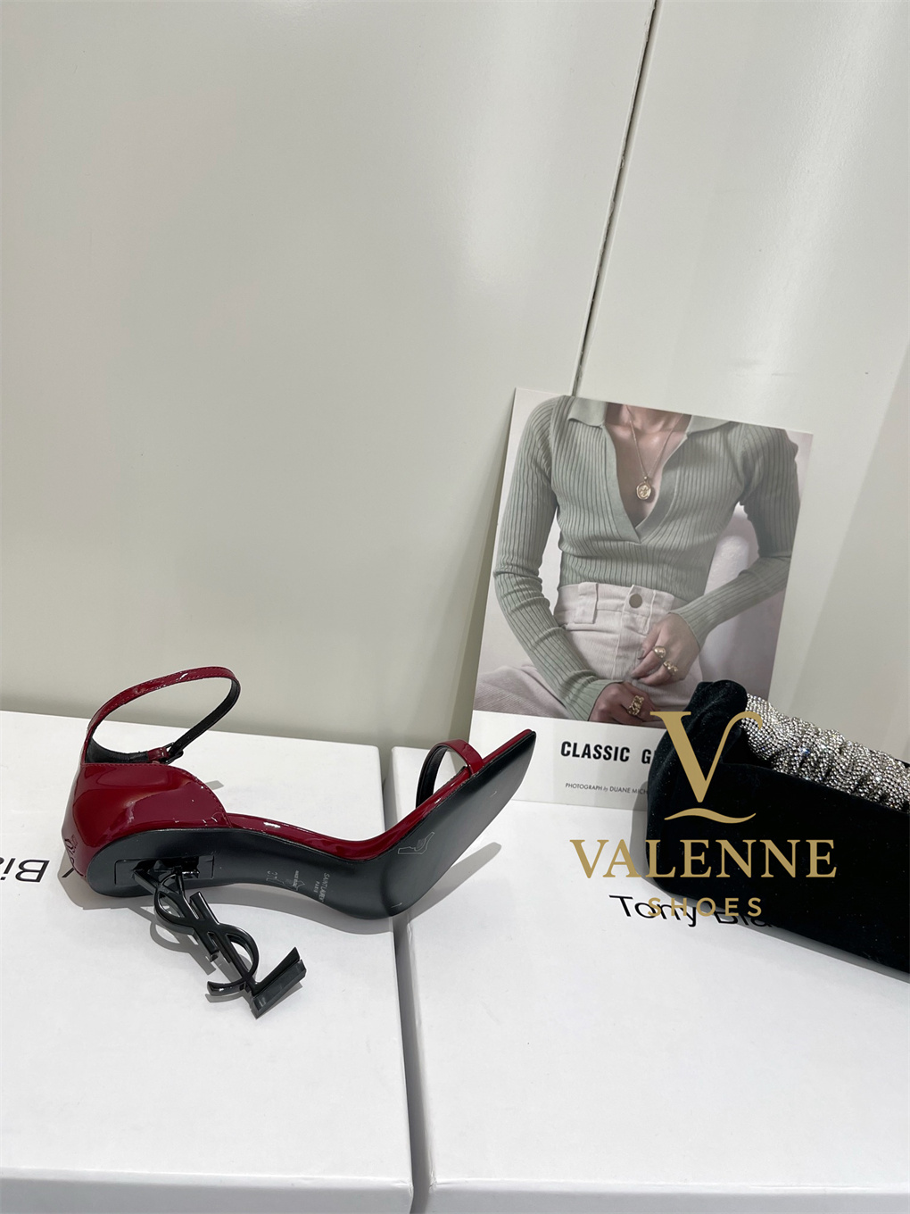 YSL Yves Saint Laurent high heels