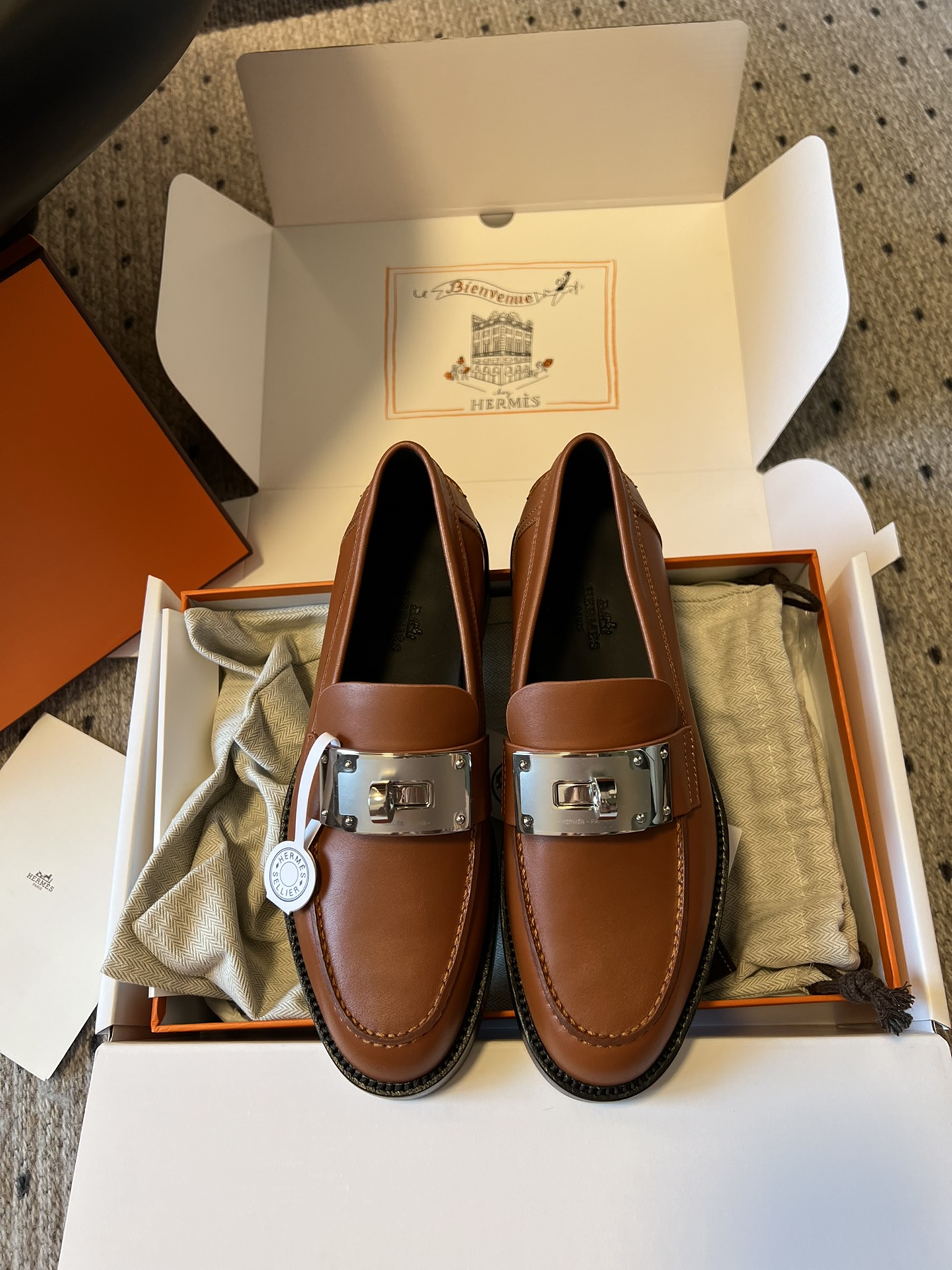 Hermes Kelly Flat shoes