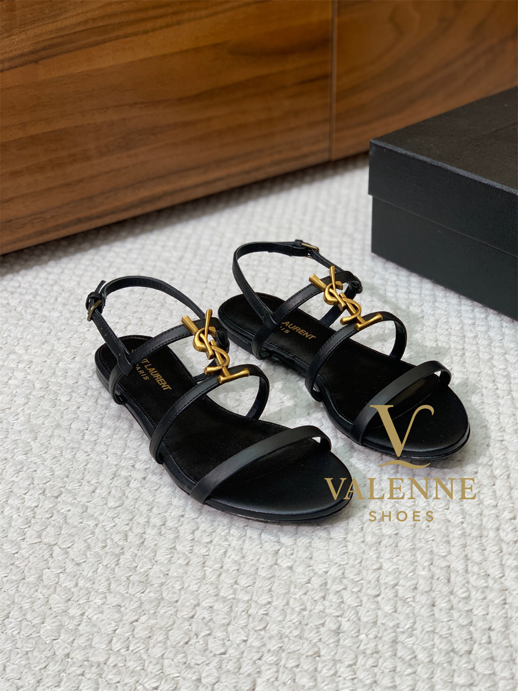 YSL Yves Saint Laurent Flat Sandals
